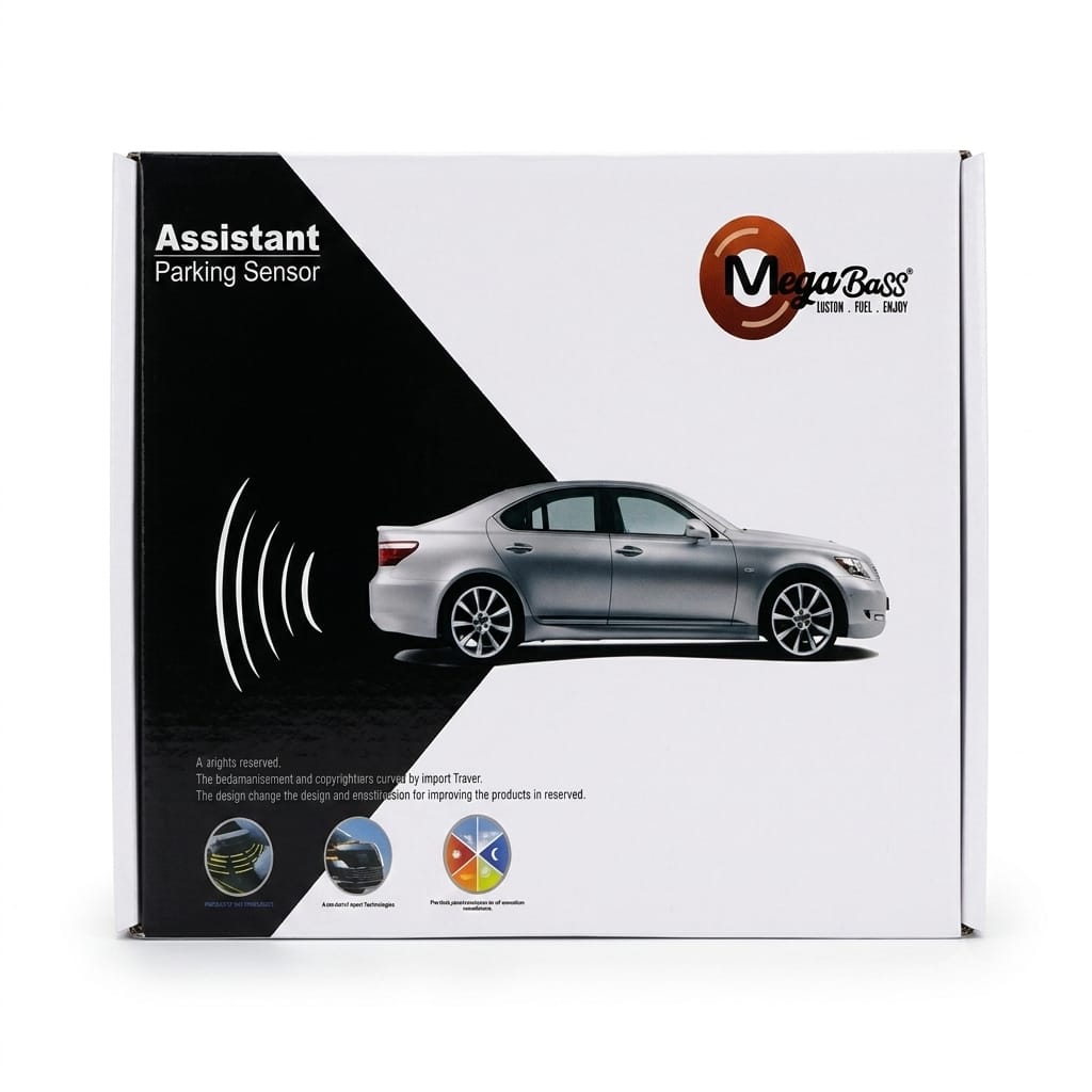 حساس ركن السيارة من ميجا باص (MegaBass Assistant Parking Sensor) – نظام مساعدة صف السيارة الذكي