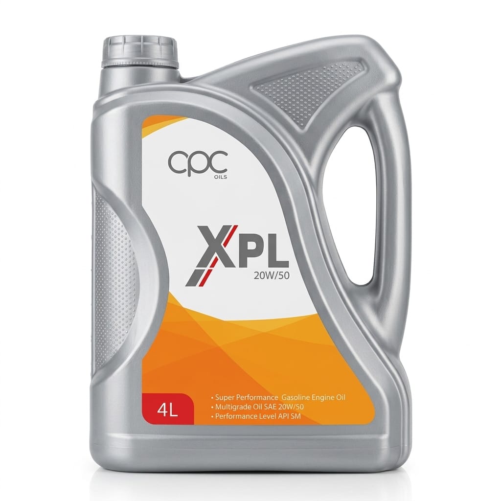 زيت محرك بنزين سي بي سي إكس بي إل (CPC Oils XPL) لزوجة 20W/50 - عبوة 4 لت