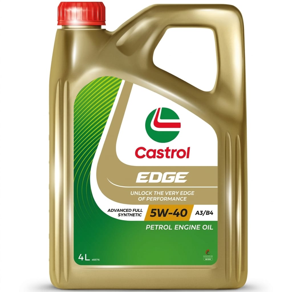 زيت محرك كاسترول إيدج Castrol Edge 5W-40 تخليقي بالكامل - عبوة 4 لتر