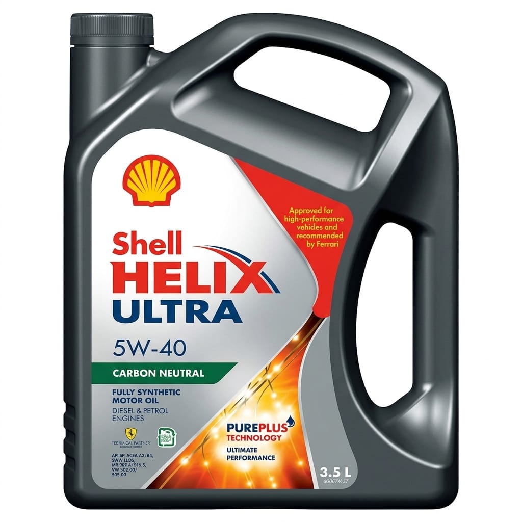 زيت موتور شيل هيلكس الترا Shell Helix Ultra 5W-40 (حجم 3.5 لتر)