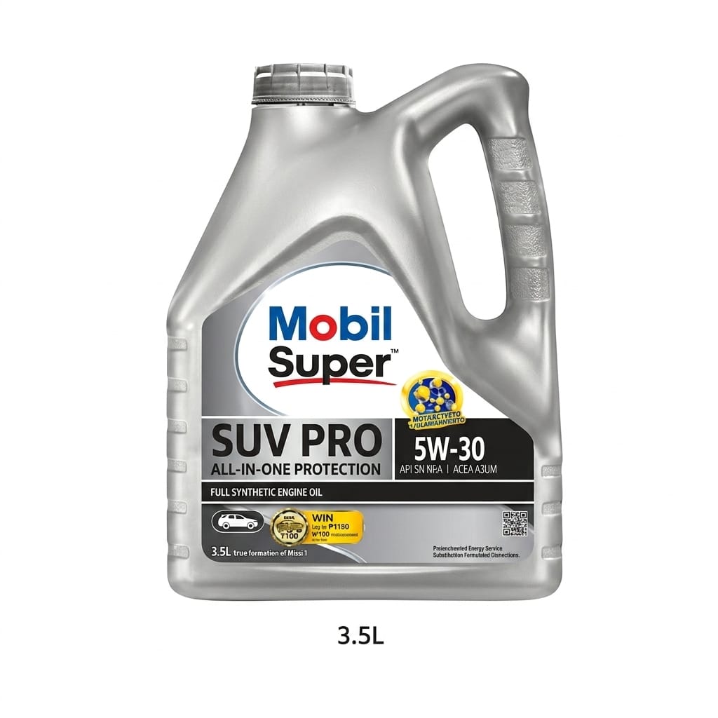  زيت موتور موبيل سوبر SUV Pro 5W-30 تخليقي بالكامل – 3.5 لتر
