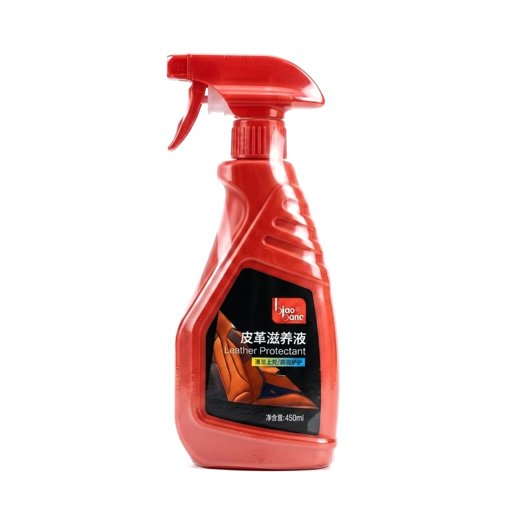 بخاخ حماية وتلميع جلد السيارات من BiaoBang Leather Protectant – سعة 450 مل