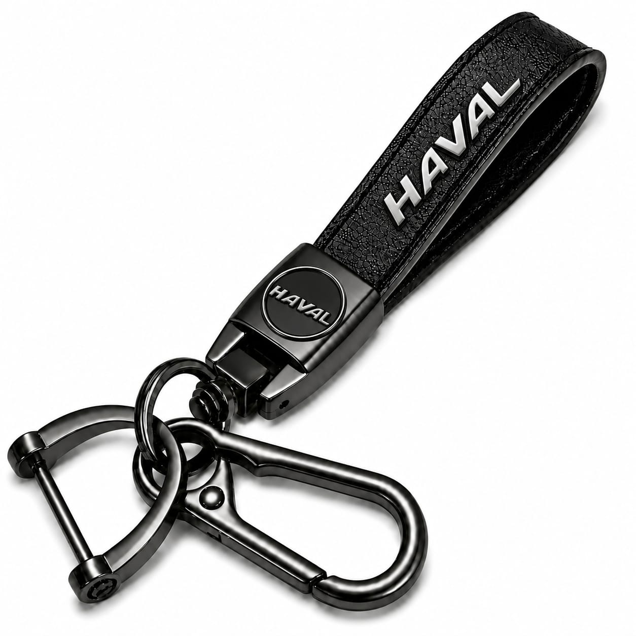 ميدالية مفاتيح جلد Haval – إكسسوار أنيق للسيارة